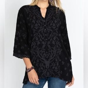 Johnny Was heavily embroidered Ciervo Serena Tunic NWT RARE